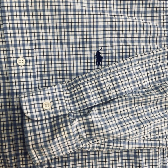 Ralph Lauren Other - Ralph Lauren Button Down Oxford Shirt Pony Mens L‎ Blue Striped